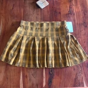 School girl pleated skirt